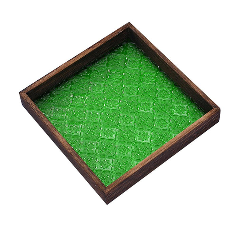 Rectangular Solid Wood Tea Tray - Eunaliving
