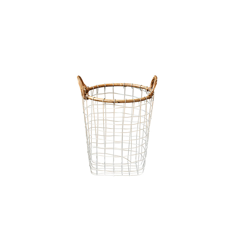 Handmade Vintage Binaural Storage Basket