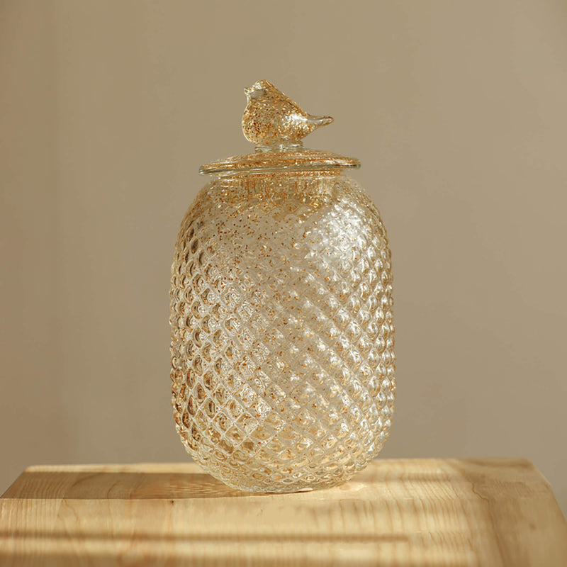 Handmade Glass Storage Jar