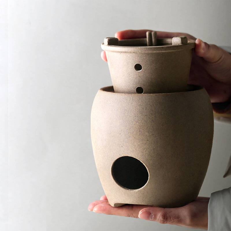 Charcoal Stove Red Clay Ceramic Tea Stoves Tea Set