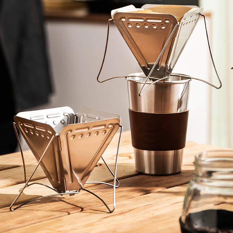 Stainless Steel Outdoor Coffee Folding Filter Cup