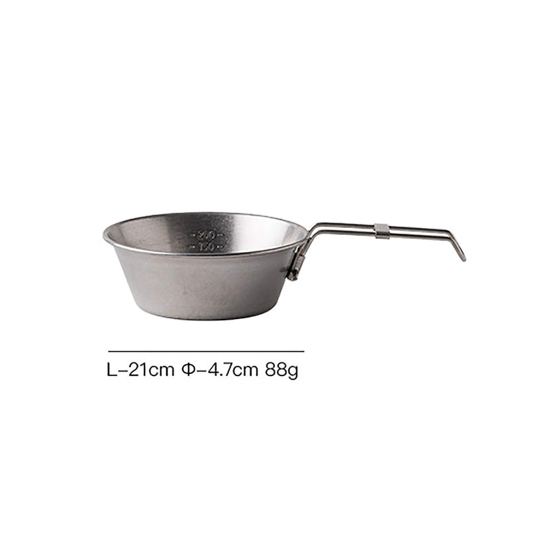 304 Stainless Steel Outdoor Folding Bowl