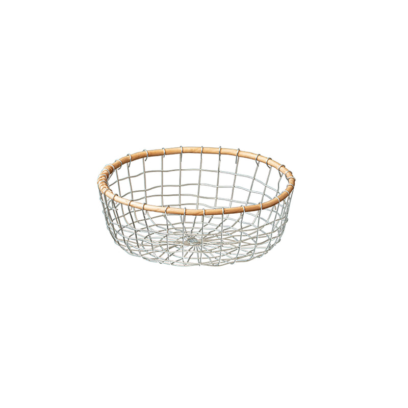 Hand-woven Wire Storage Basket