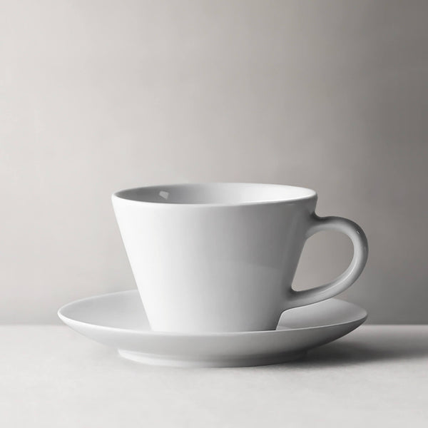 Handmade Ceramic Coffee Mug And Saucer Set