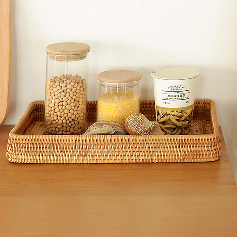 Handmade Natural Rattan Storage Basket