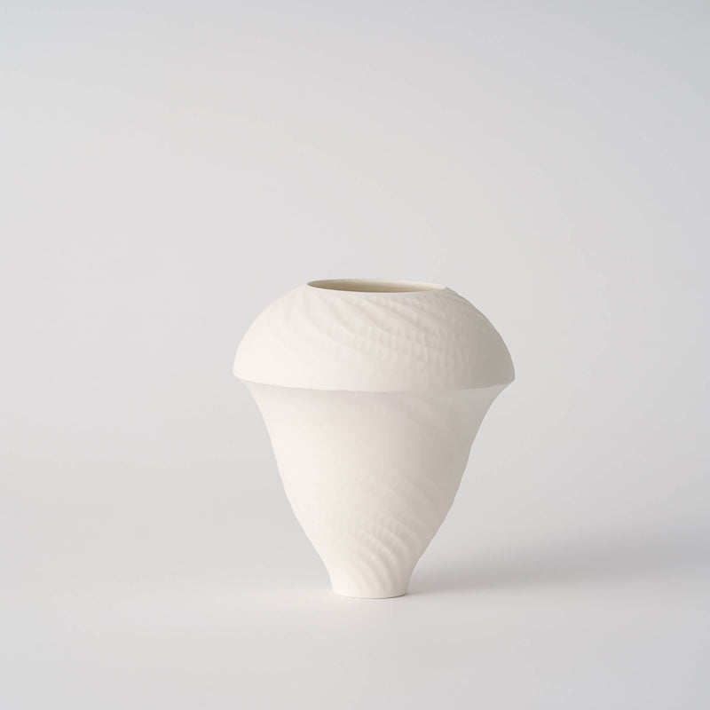 Handmade White Mini Ceramic Flower Vessel