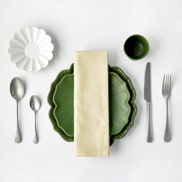 Green Handmade Tableware Set