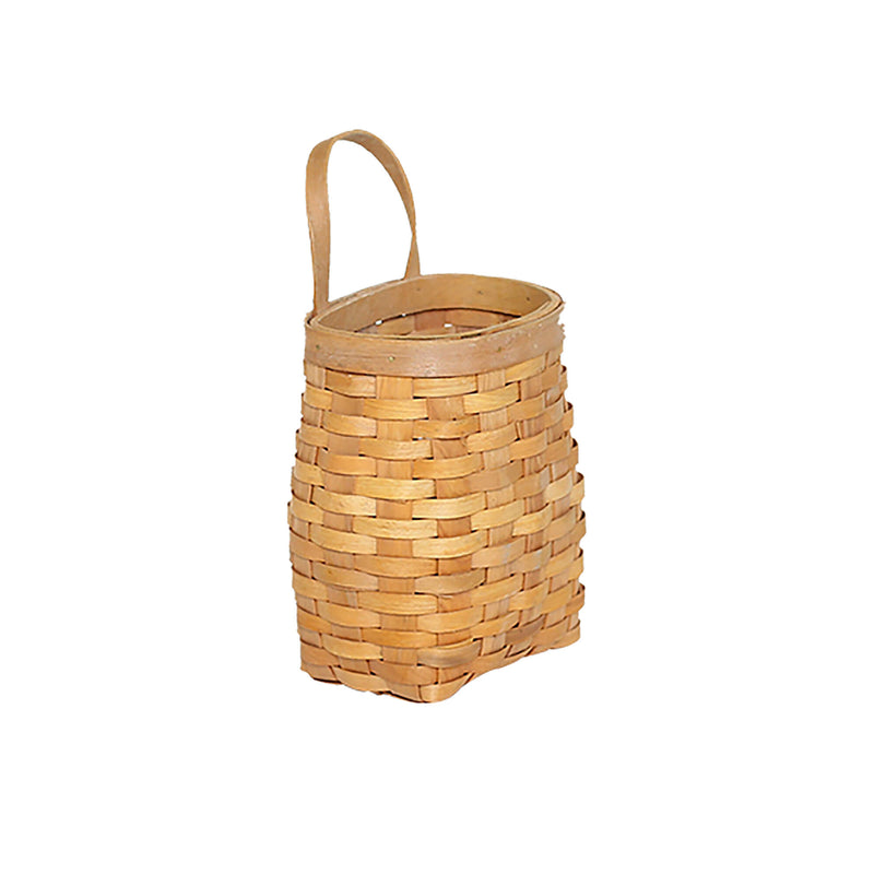 Hand-woven Wooden Piece Storage Basket