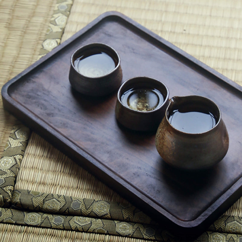 Japanese Style Handmade Earthenware Tea Set