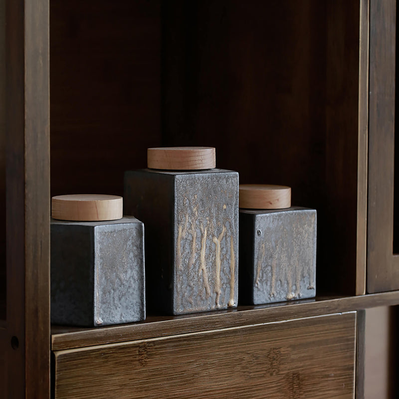 Kiln-formed Ceramic Storage Jar