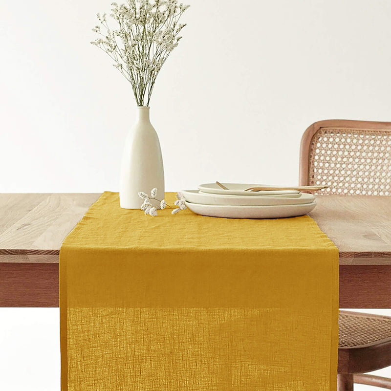 Linen Washed Multi-color Table Flag