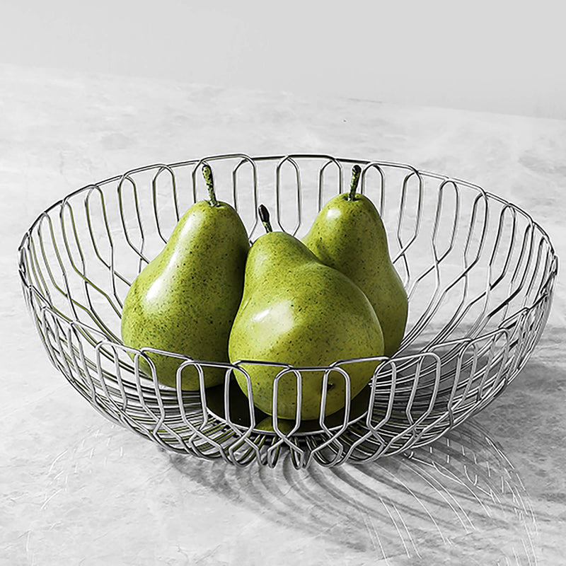 Stainless Steel Hollow Fruit Plate