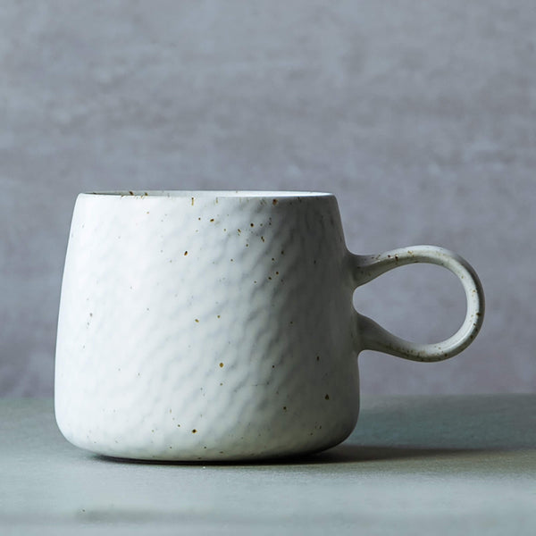 Handmade Retro Wave Pattern Coffee Mug