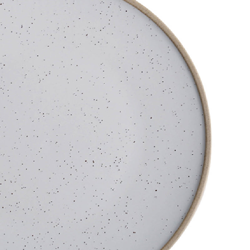 White Spray Dot Plate