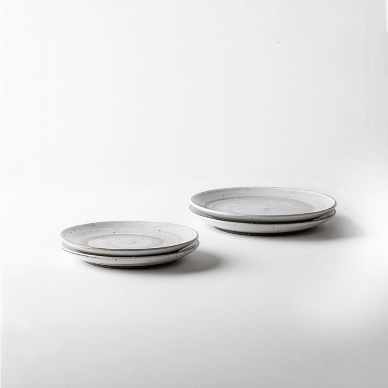 Chai-Fired Coarse Earthenware Plate - Eunaliving
