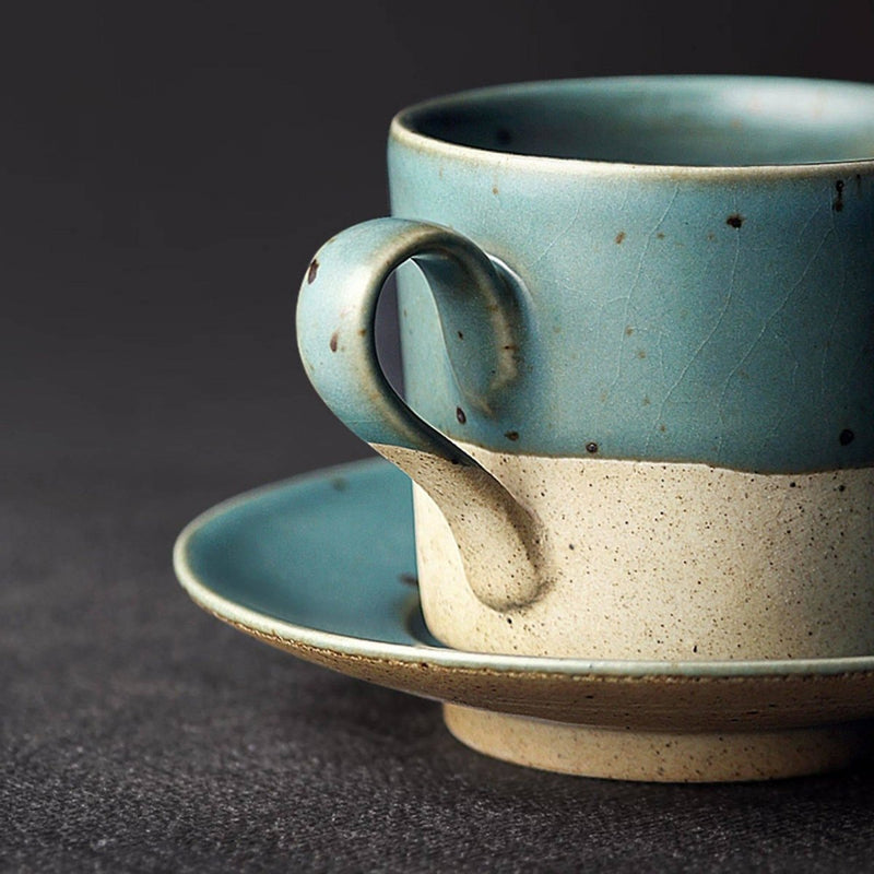 Contrast-Color Coffee Mug Set - Eunaliving