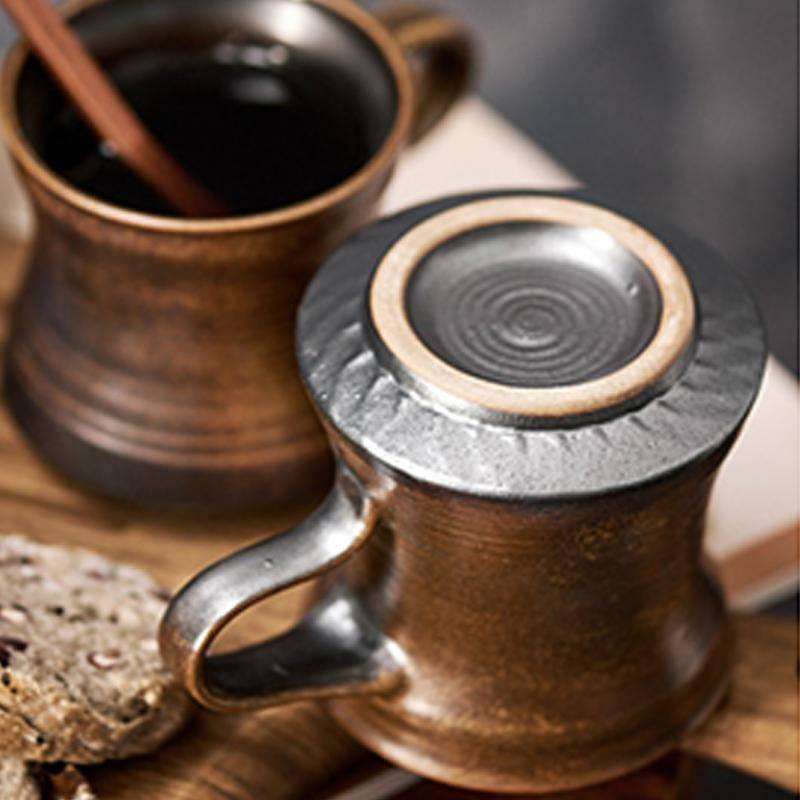 Creative Streamlined Ceramic Coffee Mug - Eunaliving