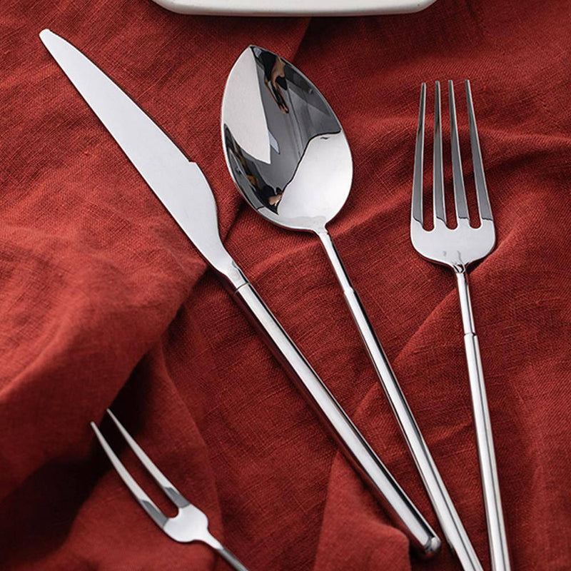 European Style 304 Stainless Steel Knife And Fork Spoon Set - Eunaliving