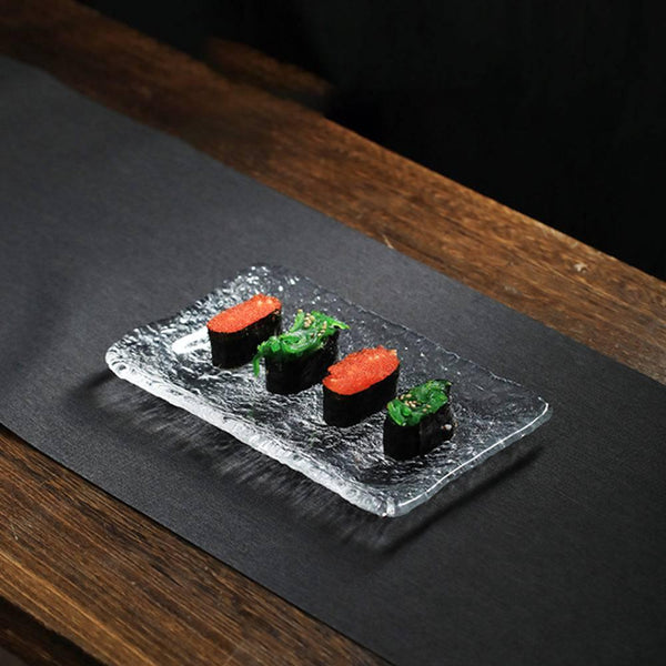 Glass Sushi Plate - Eunaliving