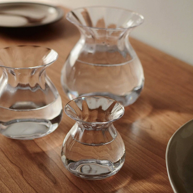 Hand Blown Crystal Glass Vase Greta Vase - Eunaliving
