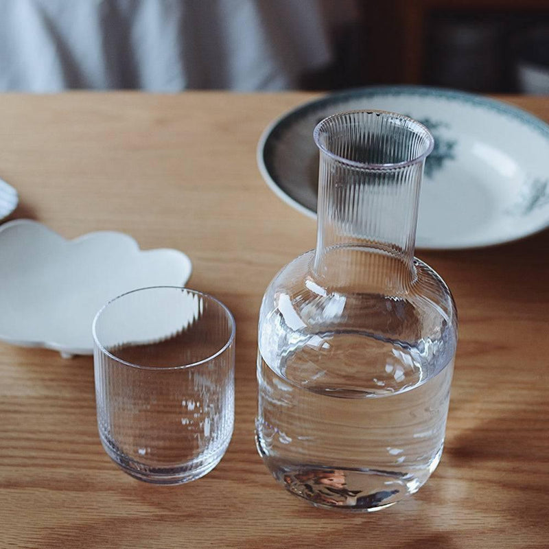 Hand-blown Glass Bottle Set - Eunaliving