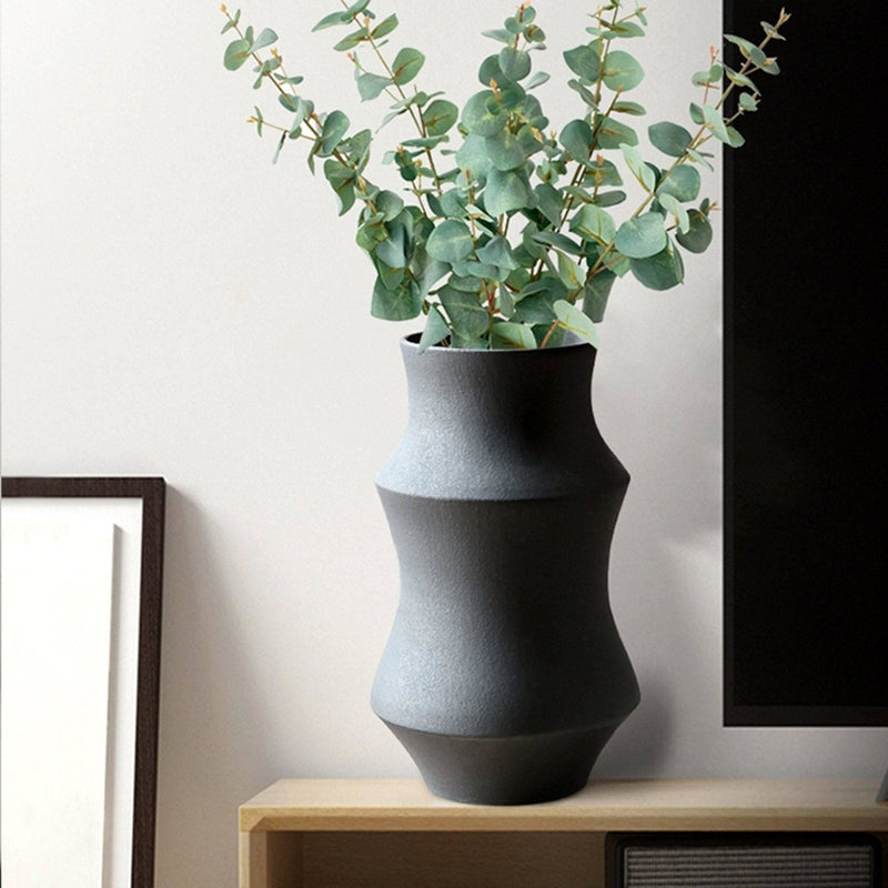 Handmade Ceramic Soft Decorative Vase - Eunaliving
