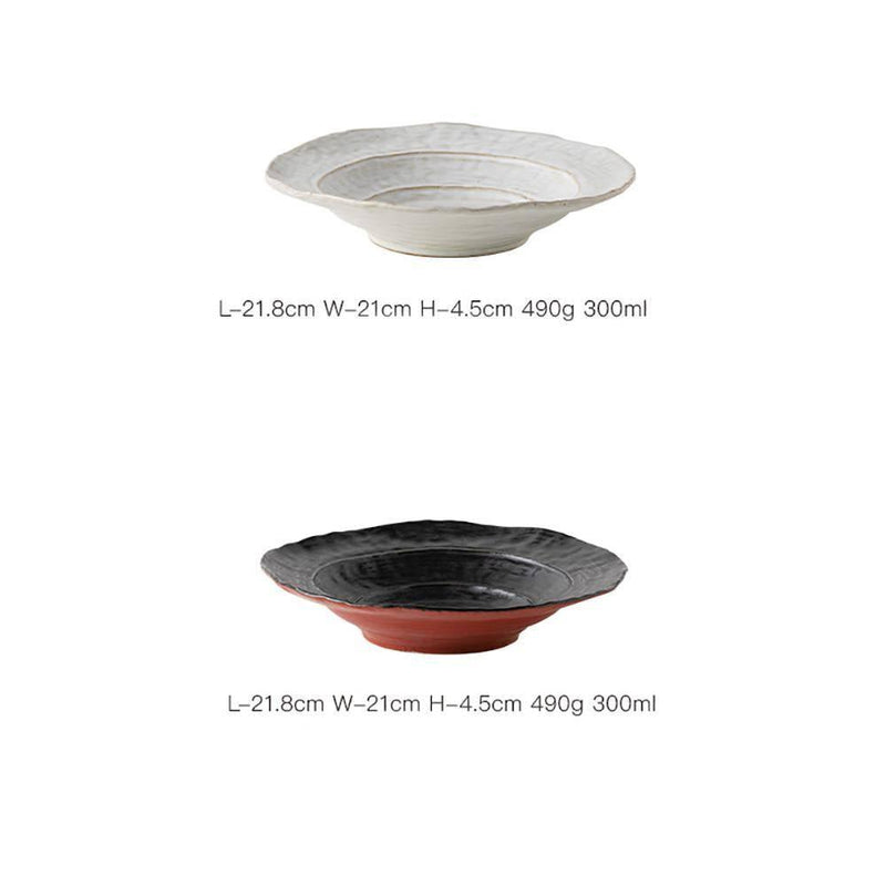 Handmade Shaped Soup Plates - Eunaliving
