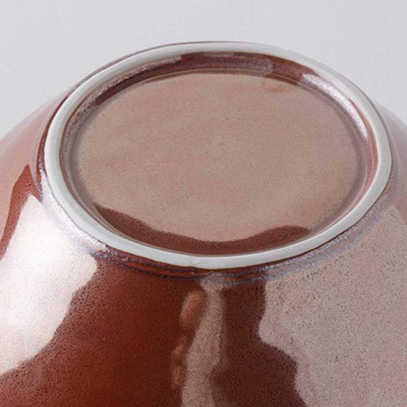 Iron Red Shaped Ceramic Bowl - Eunaliving