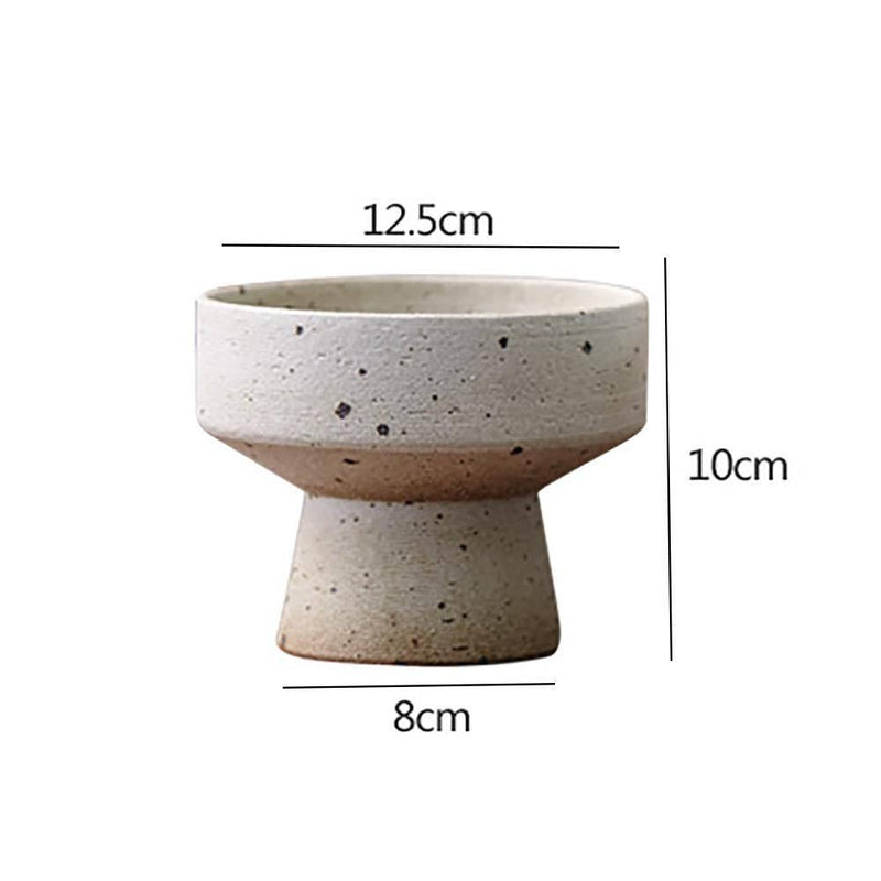 Japanese Hand Made Rough Pottery  Vase - Eunaliving