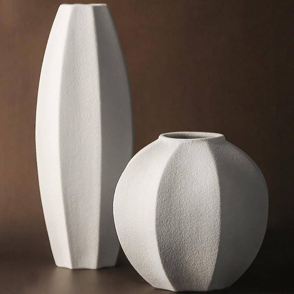 Japanese Style Handmade Ceramic Vase - Eunaliving