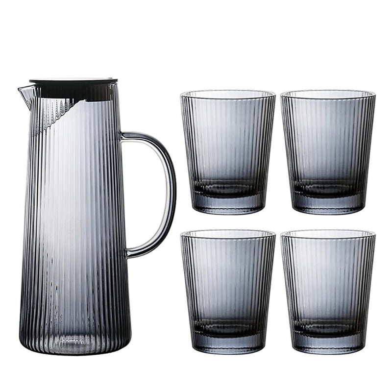 Simple Vertical Striped Glass Water Cooler
