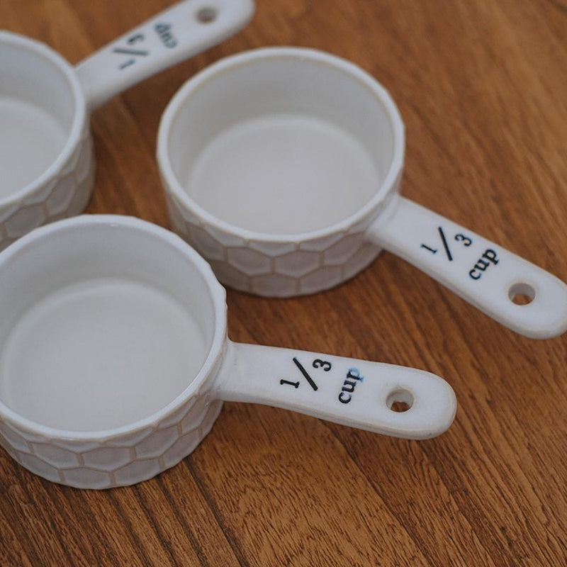 Japanese Vintage Ceramic Baking Measuring Spoon - Eunaliving