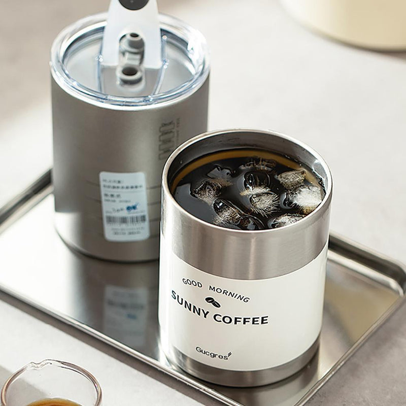 Stainless Steel Portable Coffee Cup - Eunaliving