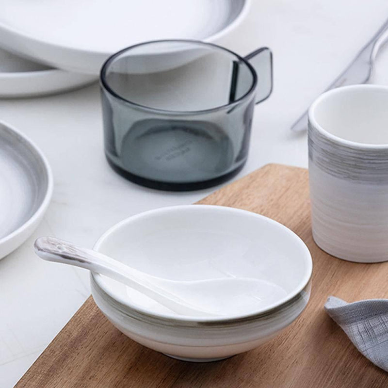Matte Glaze Three Dimensional Texture Tableware Set - Eunaliving