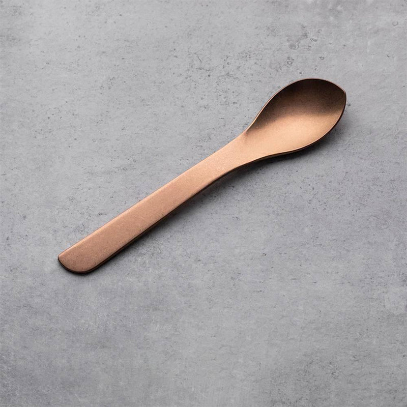 Old Brushed Matte Stainless Steel Fork And Spoon - Eunaliving