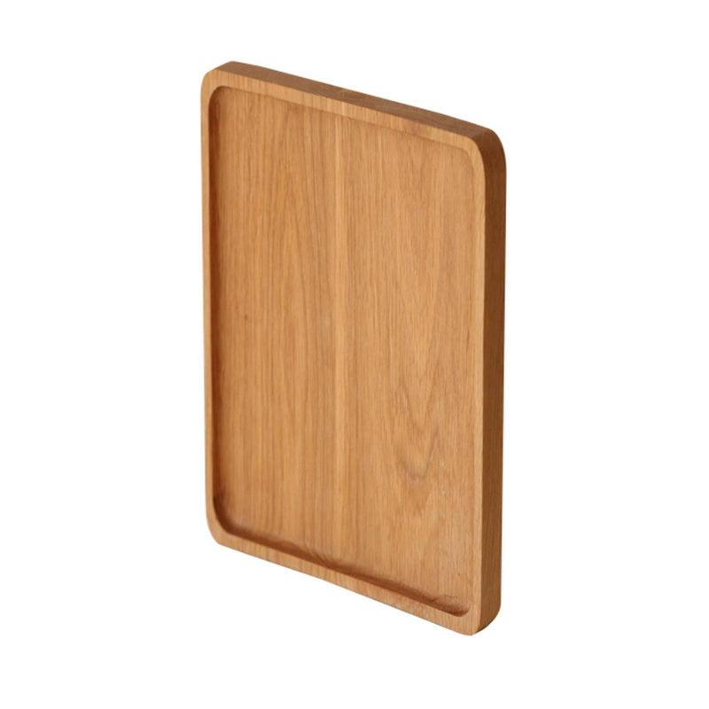 Rectangular Creative Solid Wooden Oak Tray - Eunaliving