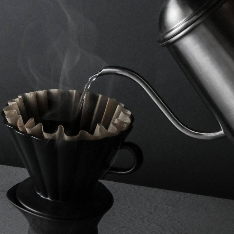Stainless Steel Japanese Wooden Handle Coffee Pot - Eunaliving