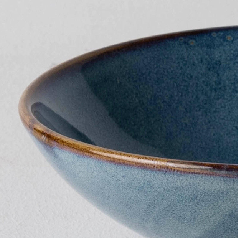 Starburst Blue Ceramic Soup Bowl - Eunaliving