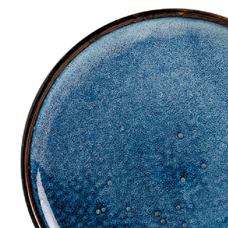 Starburst Simple Ceramic Round Plate - Eunaliving