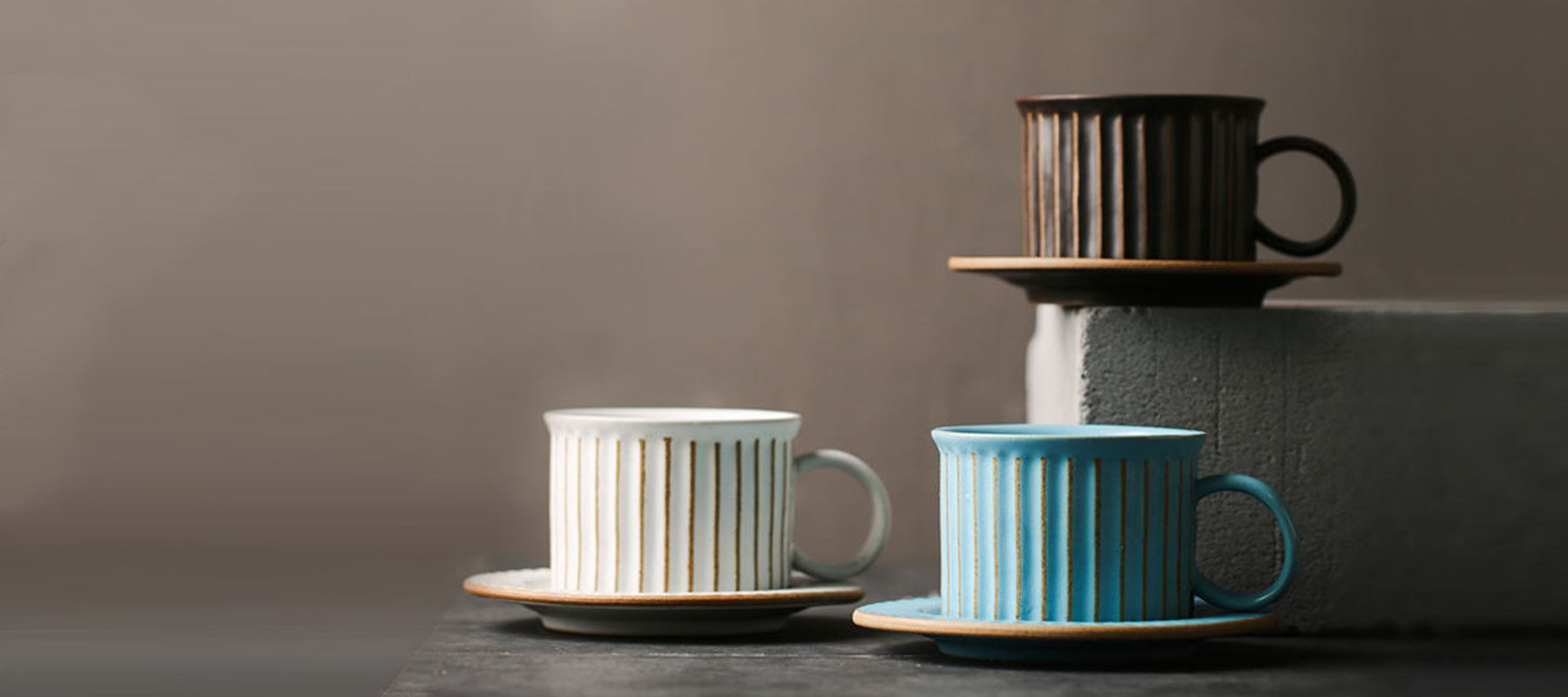 Euna - Handmade Rustic Espresso Cup Set – Eunaliving