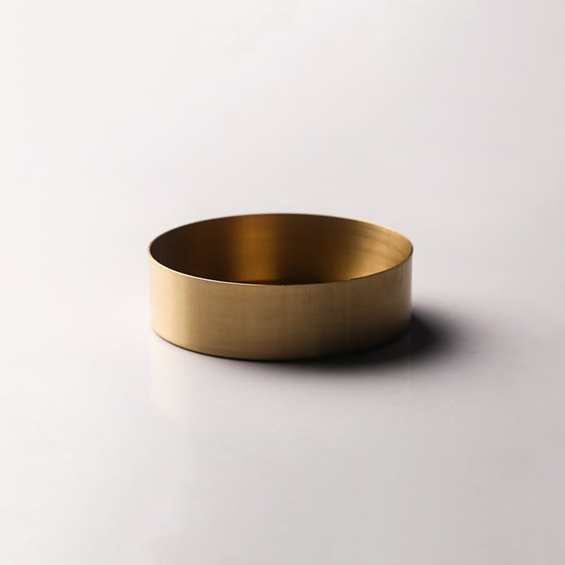 Brushed Solid Brass Tray