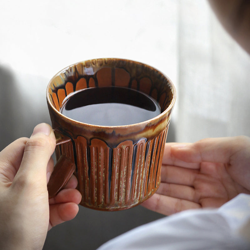 Japanese Vintage Kiln Change Coffee Mug