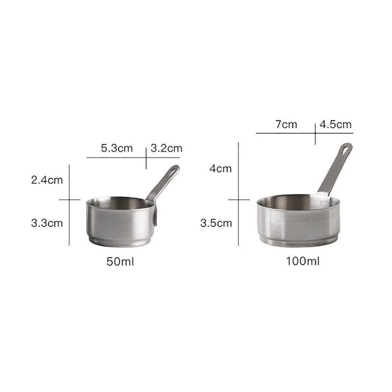 304 Stainless Steel Sauce Bowl With Handle - Eunaliving