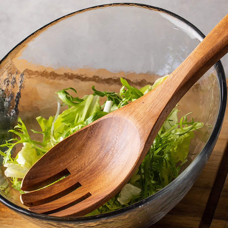 Japanese Acacia Wood Salad Fork And Spoon