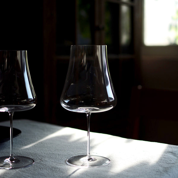 Euna - Bordeaux Burgundy Very Thin Wave Bottom Red Wine Glass – Eunaliving