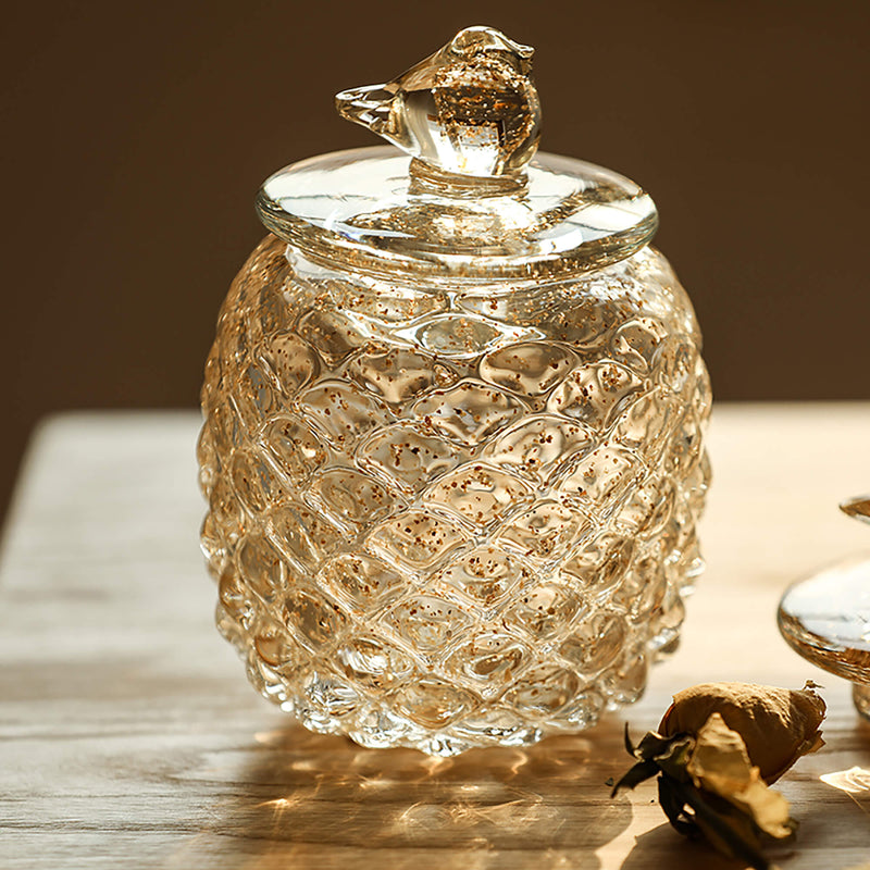 Handmade Glass Storage Jar
