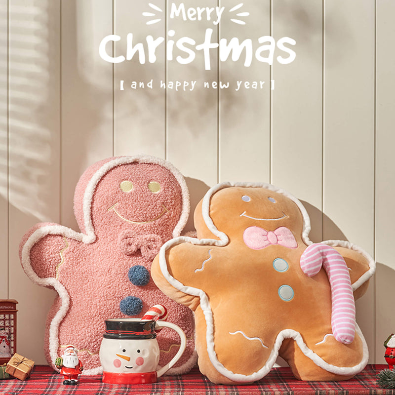 Christmas Decoration Gingerbread Man Pillow Doll