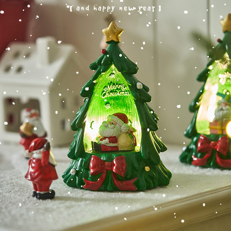 Christmas Tree Home Illuminated Mini Ornament