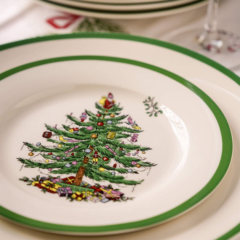 Classic Christmas Tree Ceramic Cutlery