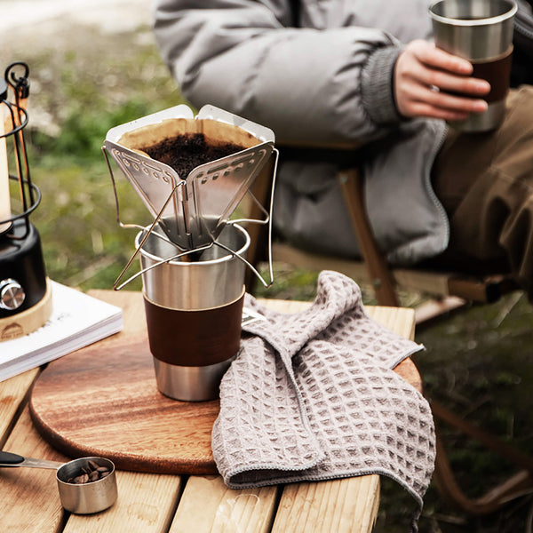 Stainless Steel Outdoor Coffee Folding Filter Cup